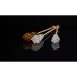 Bâtonnets de Sucre candy blanc & brun de Perse X 10