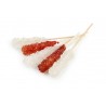 White & brown candy sugar sticks from Persia X 10
