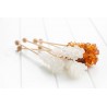 White & brown candy sugar sticks from Persia X 10