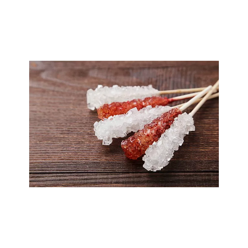 Bâtonnets de Sucre candy blanc & brun de Perse X 10