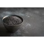 Organic Nerone black rice or emperors' rice from Italy