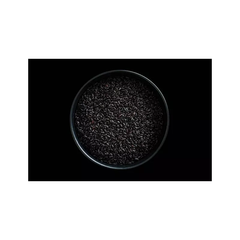 Organic Nerone black rice or emperors' rice from Italy
