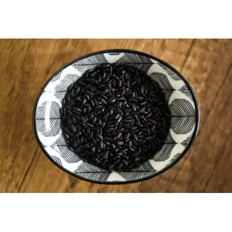 Riz bio noir Nerone complet ou riz des empereurs ou riz interdit d'...