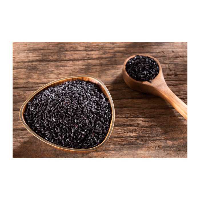 Organic Nerone black rice or emperors' rice from Italy