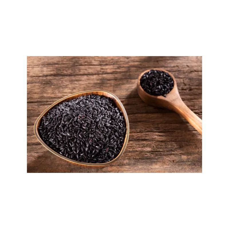 Organic Nerone black rice or emperors' rice from Italy